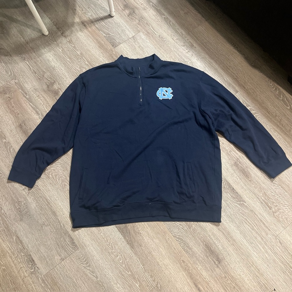 Stadium Athletics UNC Tar Heels Quarter Zip 4XLT Embroidered